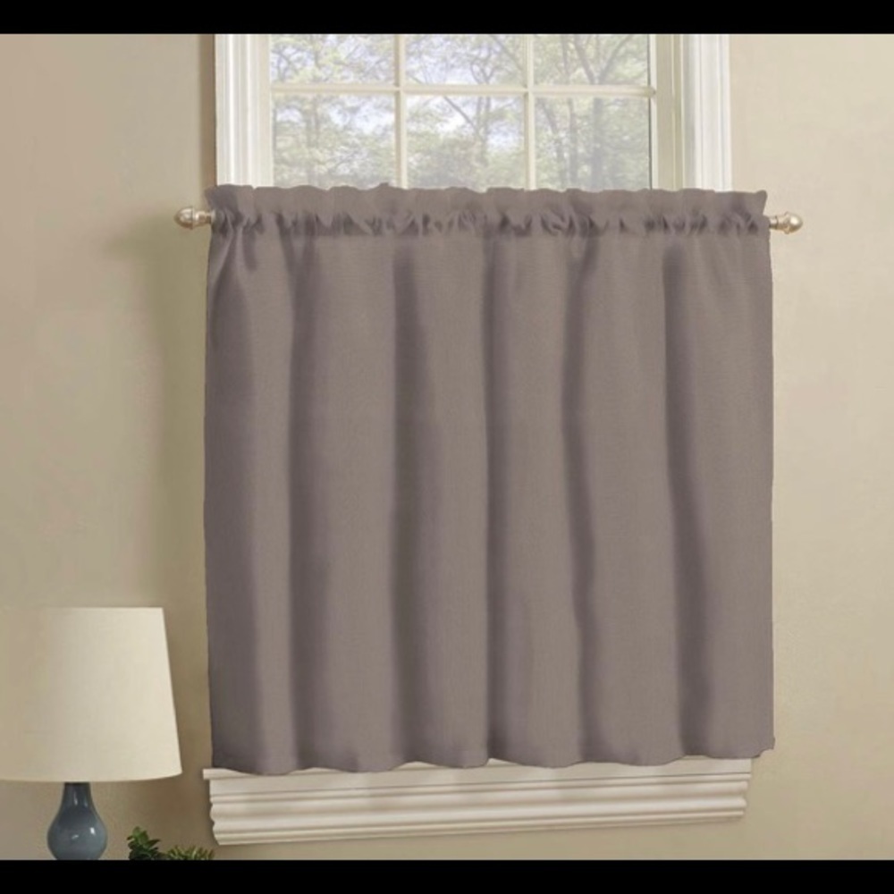 MAINSTAYS-TAUPE CURTAINS-2 PANELS 28x36 - Picture 6 of 6